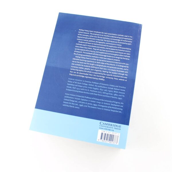 Making History Count: A Primer in Quantitative Methods for Historians book by Charles H. Feinstein Mark Thomas  ISBN: 9780521001373 - Image 5