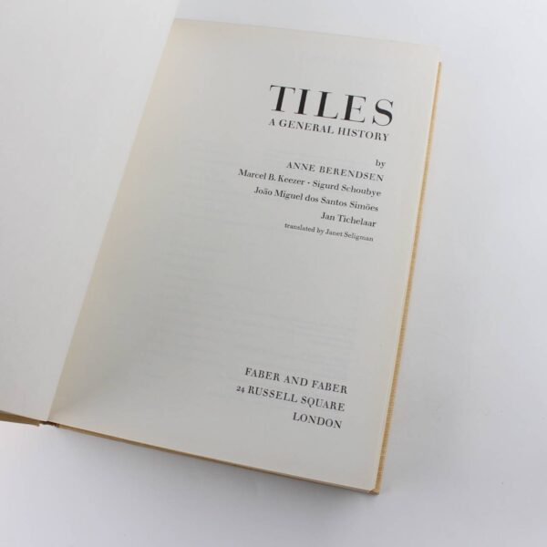 Tiles: A General History  book by Anne Berendsen  ISBN: 9780571082612 - Image 2