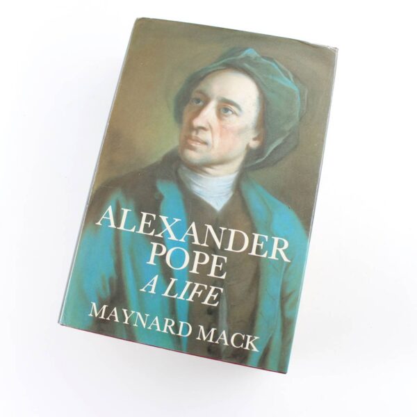 Alexander Pope a Life book by Maynard Mack  ISBN: 9780300033915