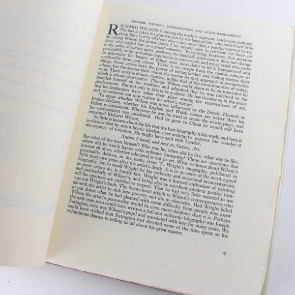 RICHARD WILSON R.A.: The Grand Classic book by Adrian. Bury  ISBN: - Image 3