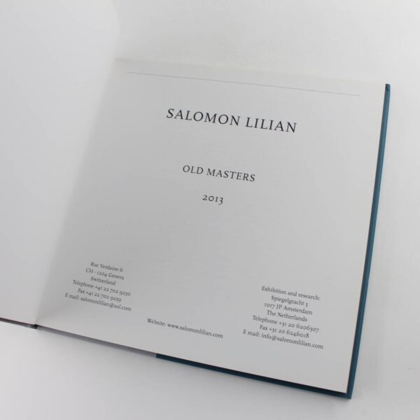 Salomon Lilian: Old Masters 2013 book by Salomon Lilian   ISBN: - Image 2