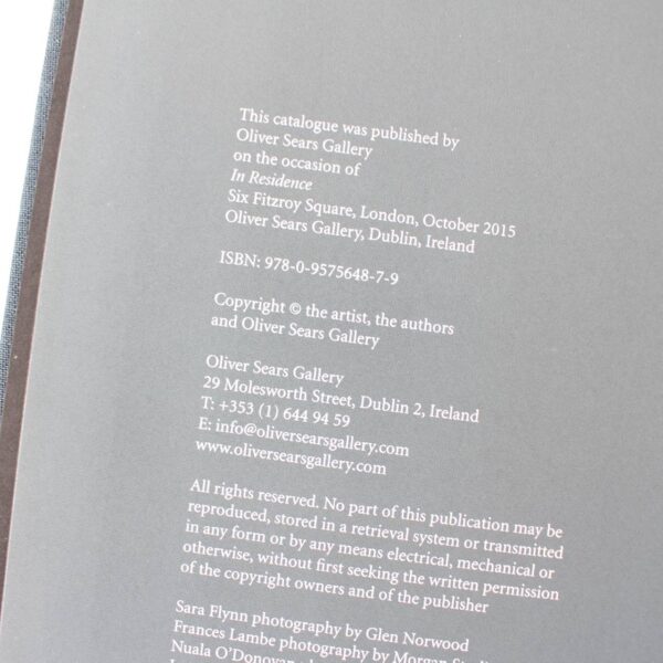 IN RESIDENCE Oliver Sears Gallery book by Oliver Sears Gallery  ISBN: - Image 2