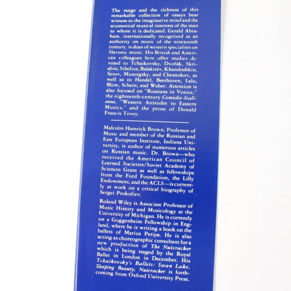 Slavonic And Western Music: Essays For Gerald Abraham book by Malcolm Hamrich Brown Roland John Wiley  ISBN: 9780193112094 - Image 3